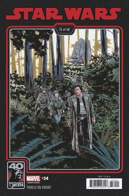 STAR WARS #34 SPROUSE RETURN OF THE JEDI 40TH ANNIVERSARY VAR