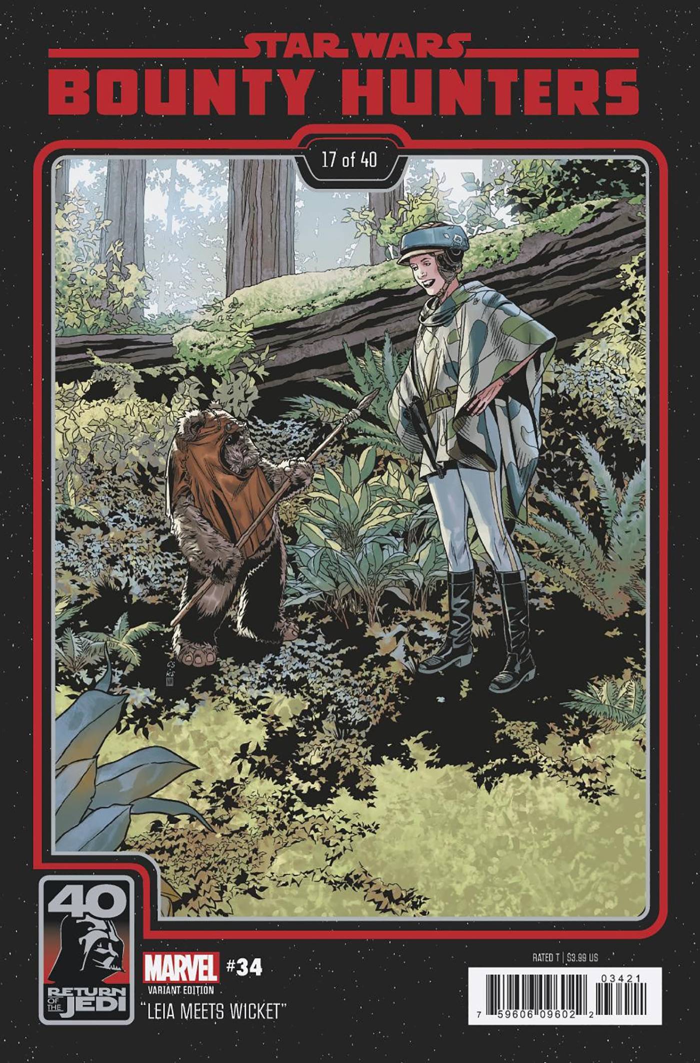 STAR WARS BOUNTY HUNTERS #34 RETURN OF JEDI 40TH ANNIVERSARY VAR