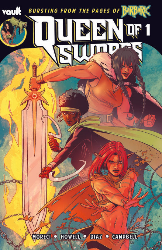 QUEEN OF SWORDS BARBARIC STORY #1 CVR A HOWELL