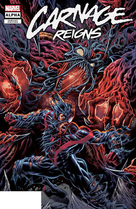CARNAGE REIGNS ALPHA #1 25 COPY INCV KYLE HOTZ VAR
