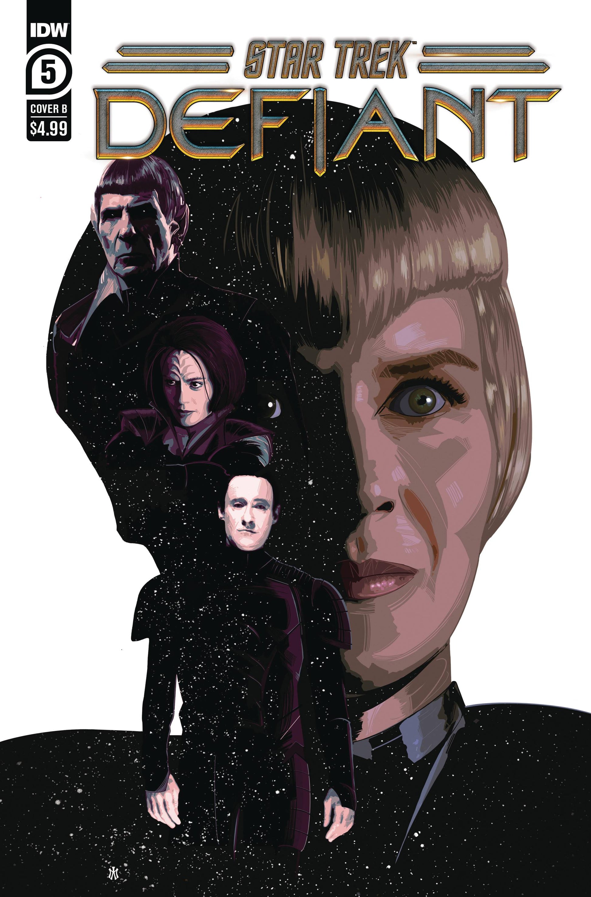 STAR TREK DEFIANT #5 CVR B ALVARADO