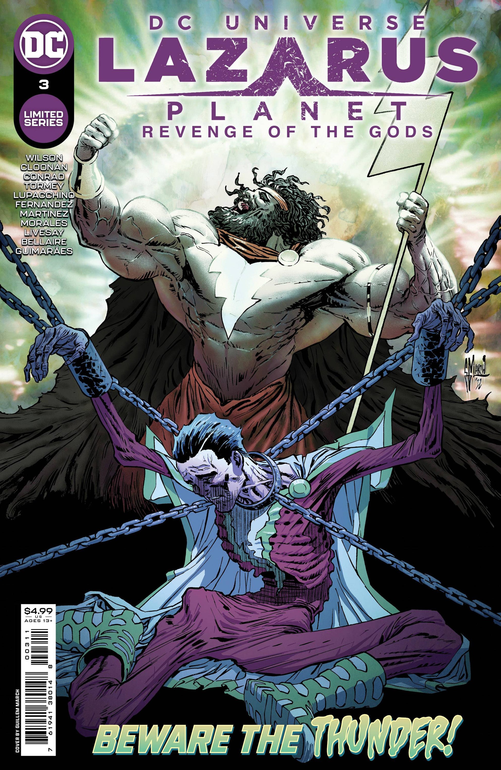 LAZARUS PLANET REVENGE GODS #3 (OF 4) CVR A MARCH