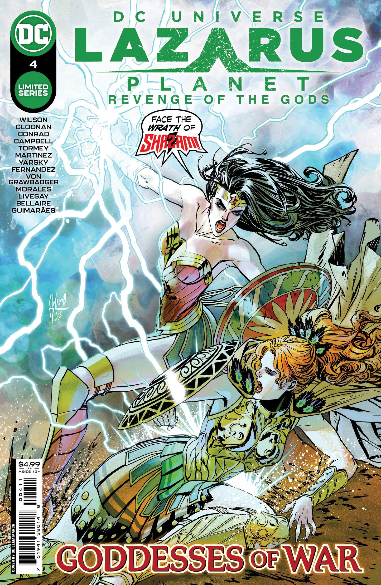 LAZARUS PLANET REVENGE GODS #4 (OF 4) CVR A GUILLE