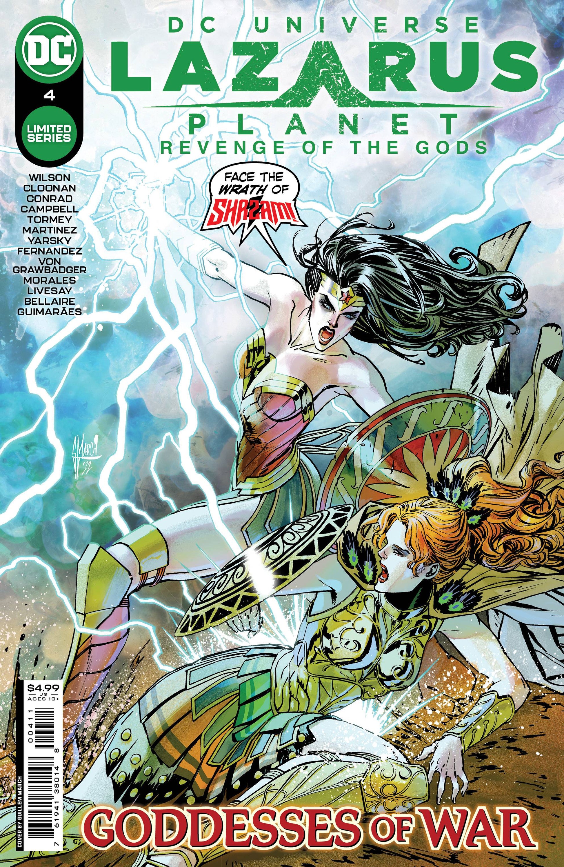 LAZARUS PLANET REVENGE GODS #4 (OF 4) CVR A GUILLE