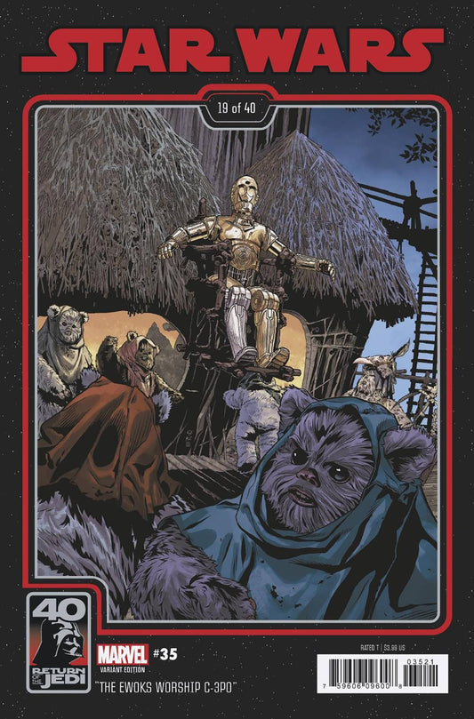 STAR WARS #35 SPROUSE RETURN OF THE JEDI 40TH ANNIVERSARY VAR