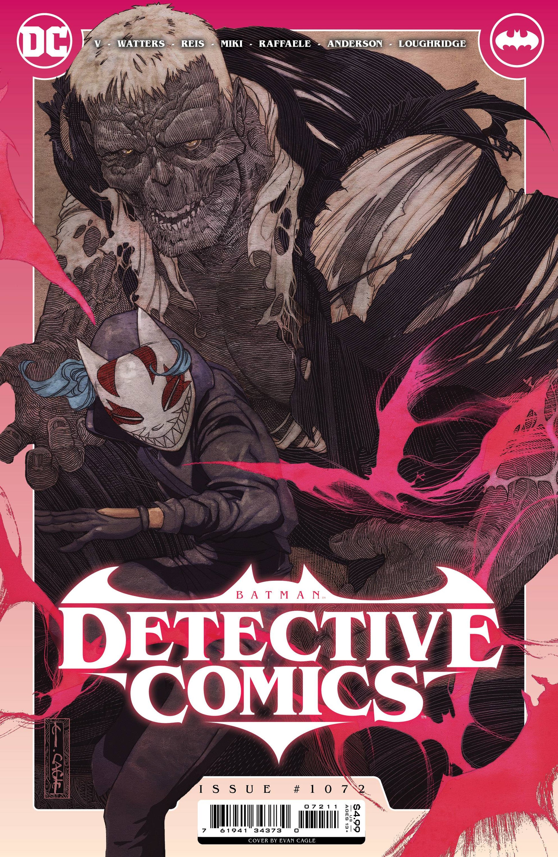 DETECTIVE COMICS #1072 CVR A CAGLE