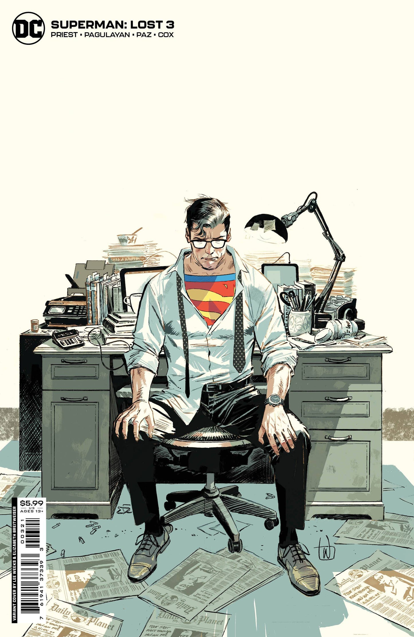 SUPERMAN LOST #3 (OF 10) CVR B WEEKS CS VAR