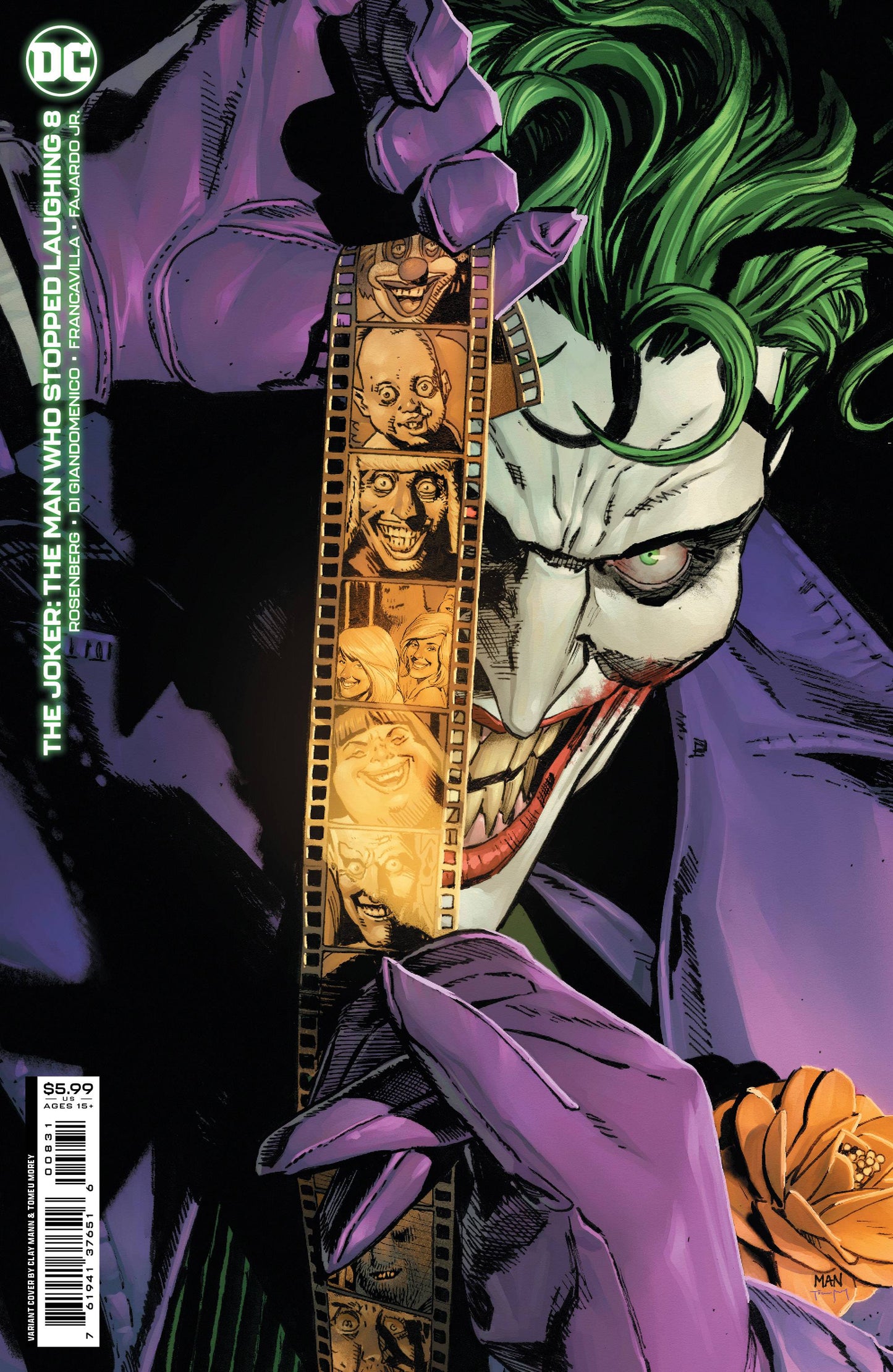JOKER MAN WHO STOPPED LAUGHING #8 CVR C MANN VAR