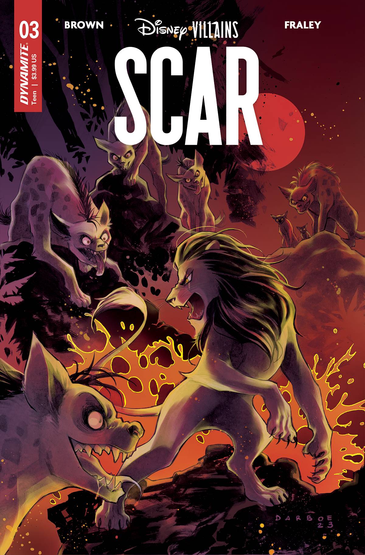 DISNEY VILLAINS SCAR #3 CVR A DARBOE