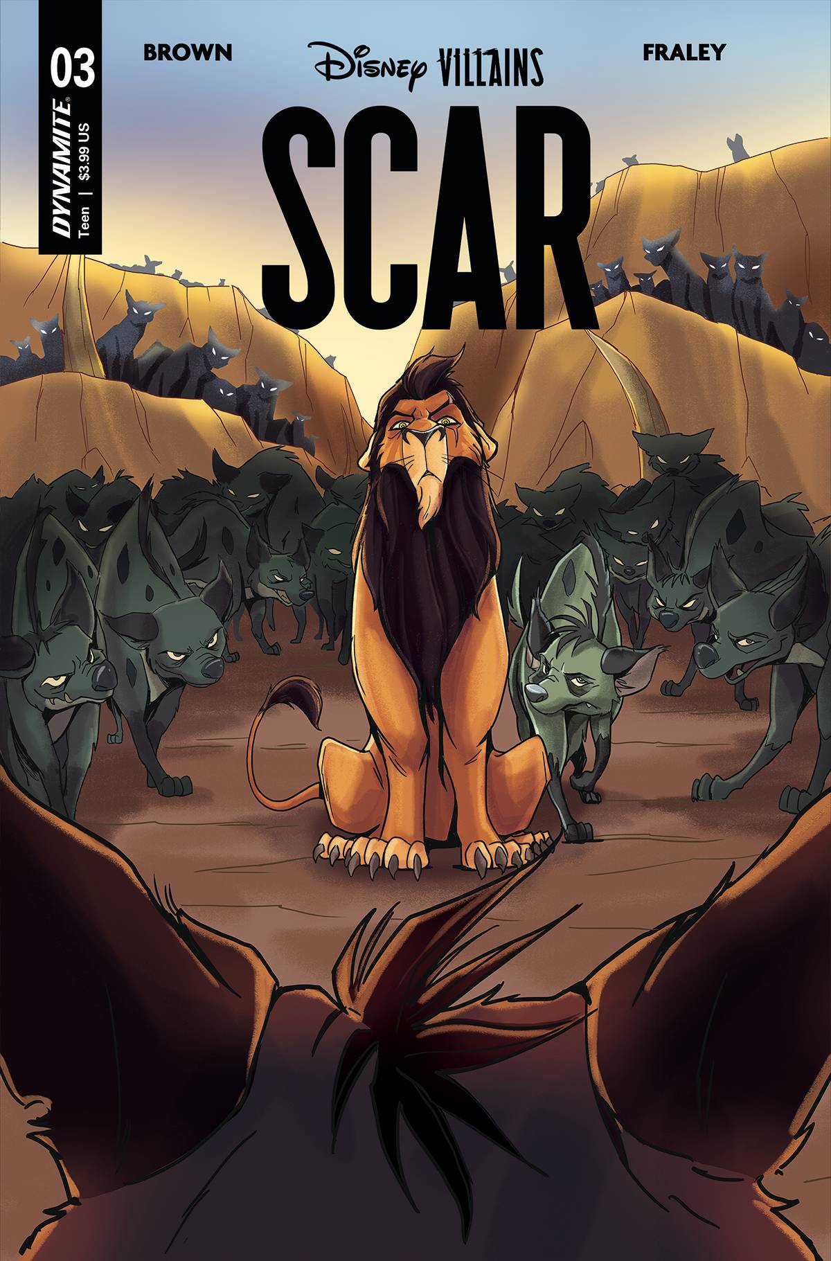DISNEY VILLAINS SCAR #3 CVR F 10 COPY INCV FRALEY