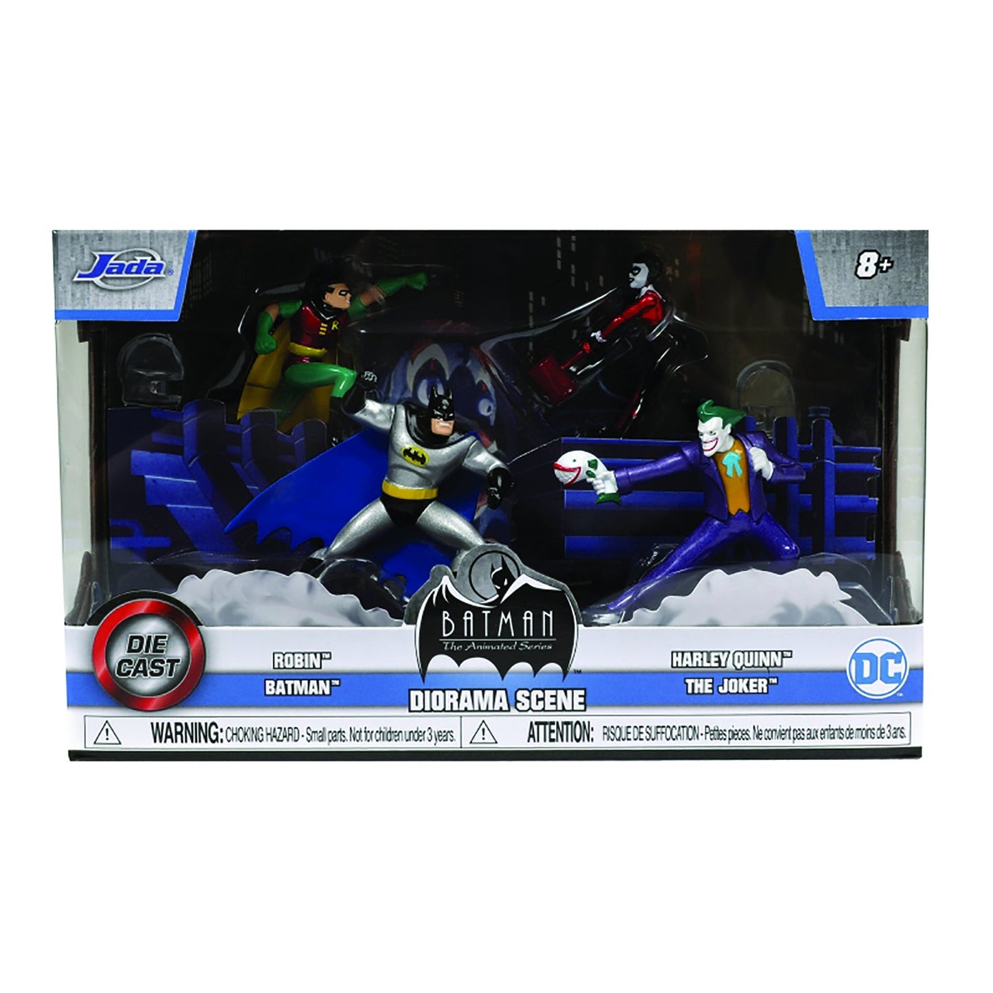 JADA METALFIGS BATMAN ANIMATED SERIES DIORAMA SET