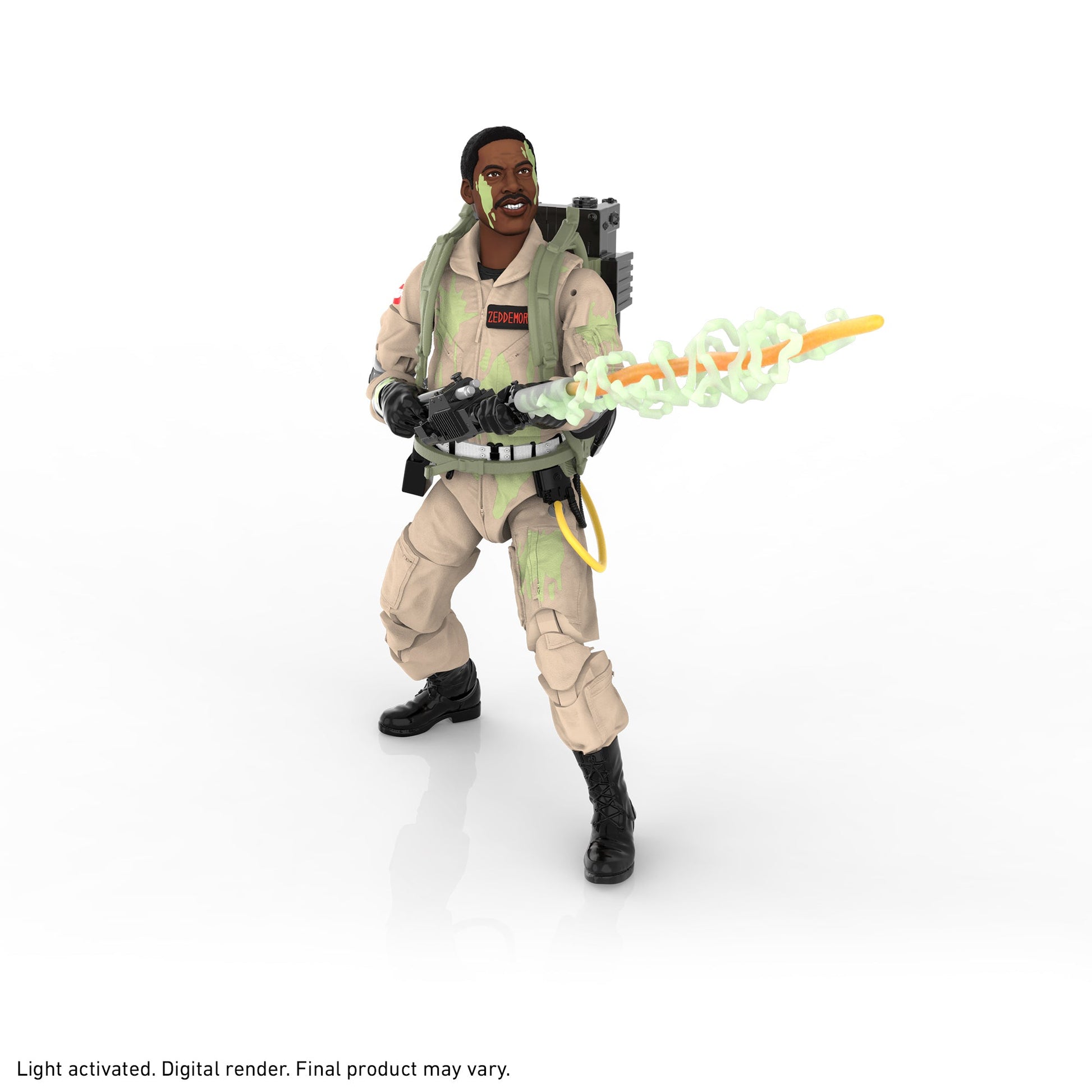 GHOSTBUSTERS PLASMA SERIES GLOW WINSTON ZEDDEMORE 6IN AF