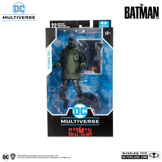 DC BATMAN MOVIE WV1 RIDDLER 7IN SCALE AF