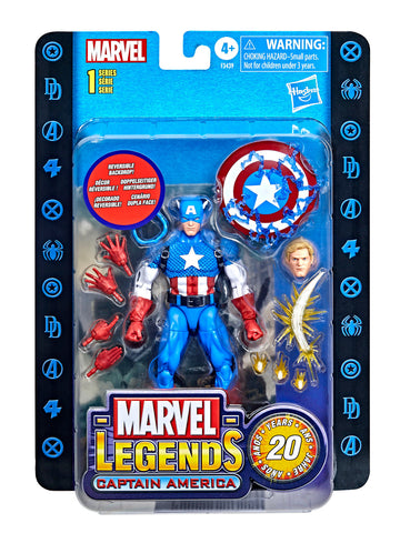 MARVEL LEGENDS 20TH ANN 6IN CAPTAIN AMERICA AF