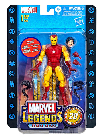 MARVEL LEGENDS 20TH ANN 6IN IRON-MAN AF