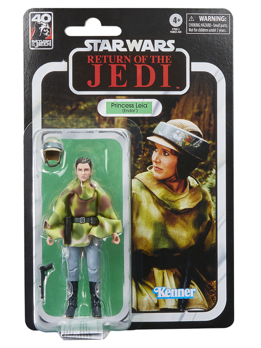 STAR WARS BLACK SERIES 6IN 40TH ANNIVERSARY LEIA (ENDOR) AF