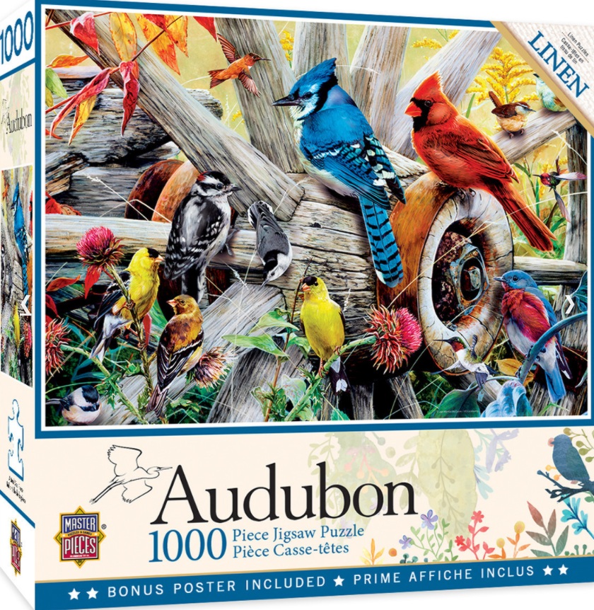 Audubon Backyard Birds Puzzle 1000 pieces