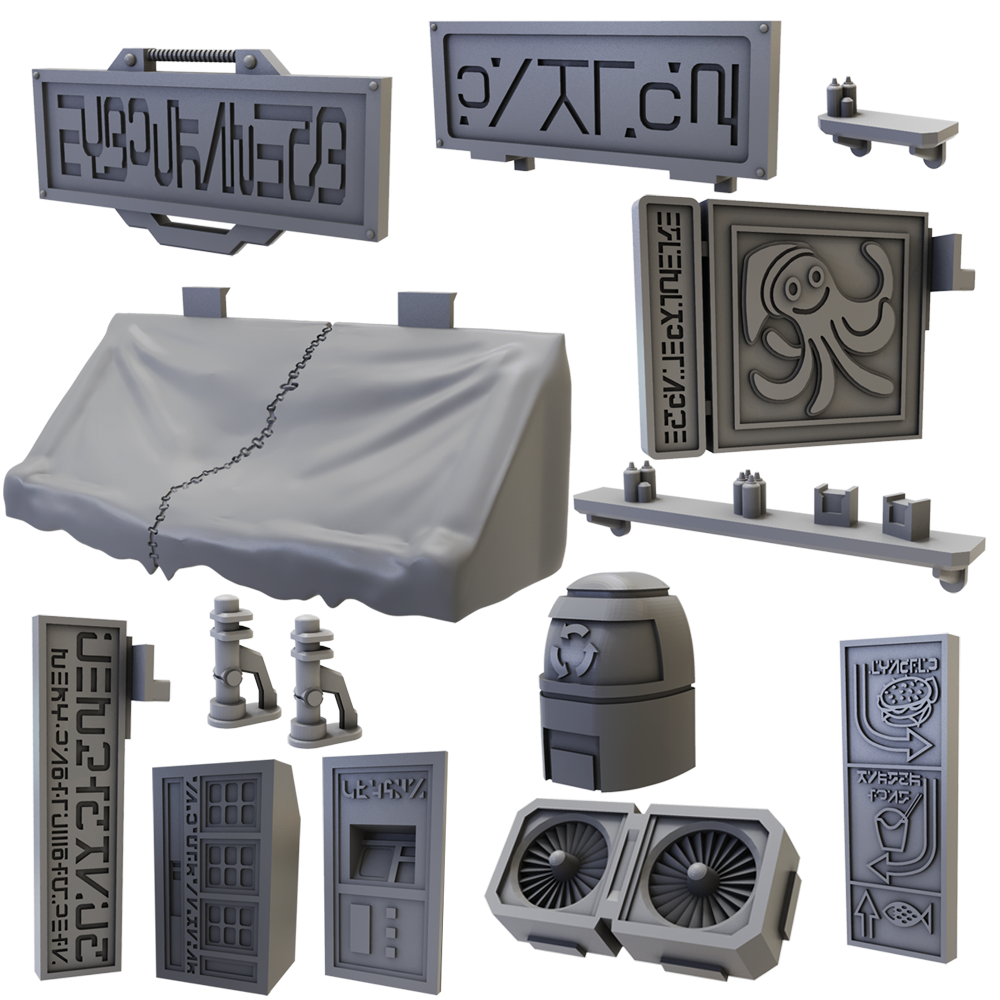 Terrain Crate: Battlezone Street Accessories