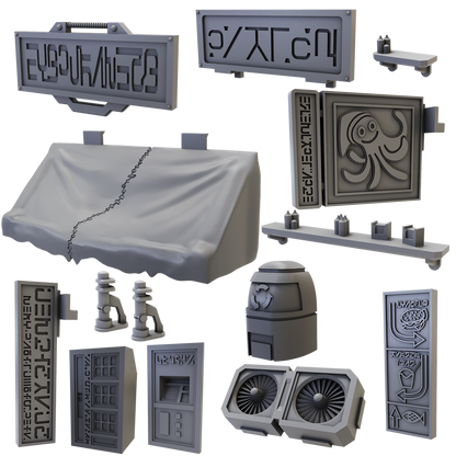 Terrain Crate: Battlezone Street Accessories