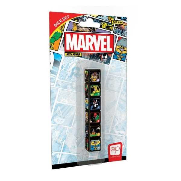 MARVEL VILLAINS DICE SET