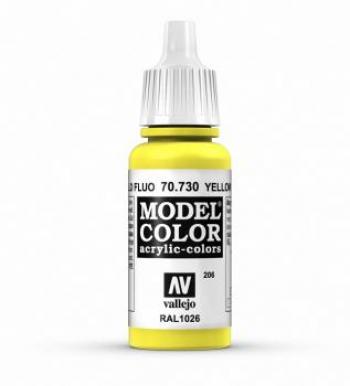 Vallejo AV Vallejo Model Color 17ml - Fluorescent Yellow