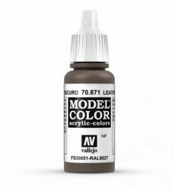 Vallejo AV Vallejo Model Color 17ml - Leather Brown
