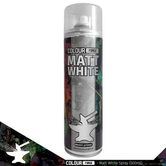 Colour Forge Matt White Spray 500ml