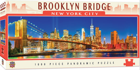 Masterpieces City Panoramic Brooklyn Bridge NYC Puzzle 1000 pieces