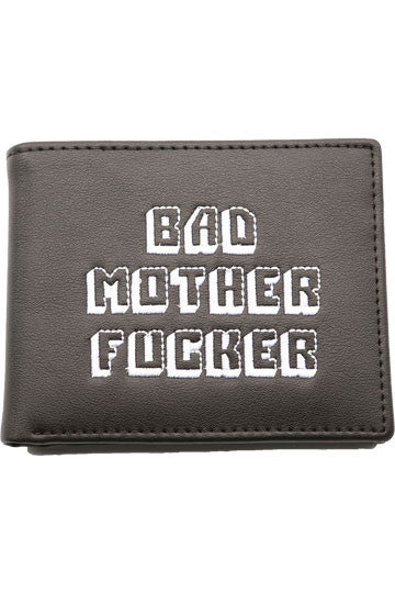 Bad Mother Fucker Wallet Black / embroidered Logo