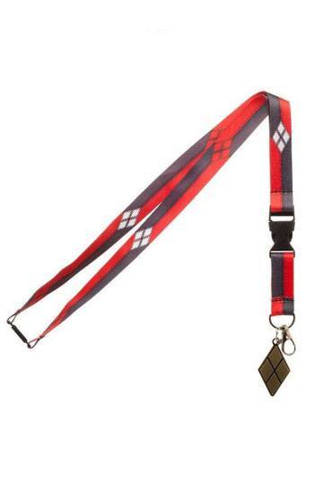 DC Comics Lanyard With Charm Harley Quinn Suit Up