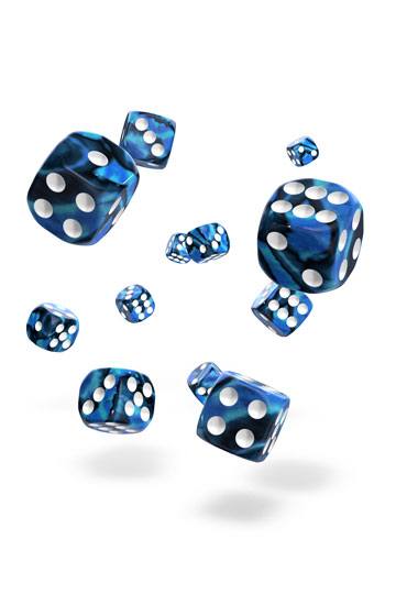 Oakie Doakie Dice D6 Dice 12 mm Gemidice - Twilight Stone (36)