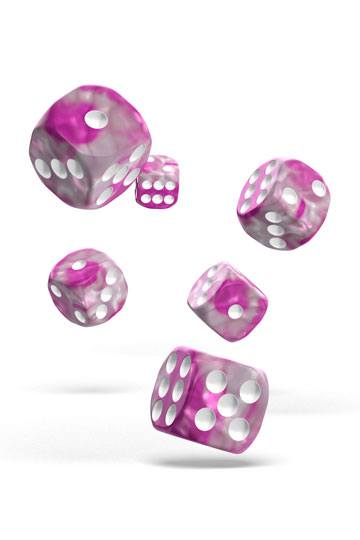 Oakie Doakie Dice D6 Dice 16 mm Gemidice - Magnolia (12)