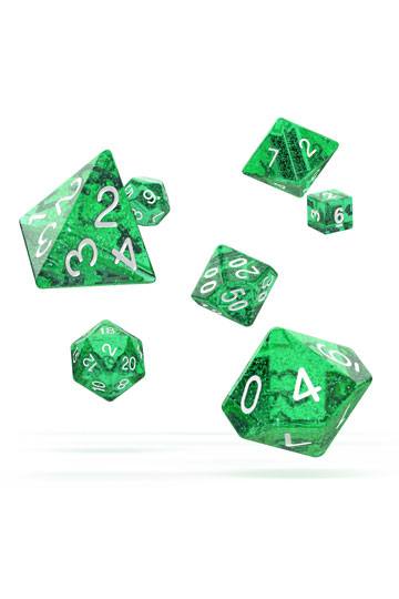 Oakie Doakie Dice RPG Set Speckled - Green (7)