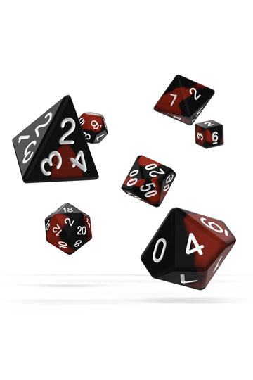 Oakie Doakie Dice RPG Set Glow in the Dark - Lava (7)