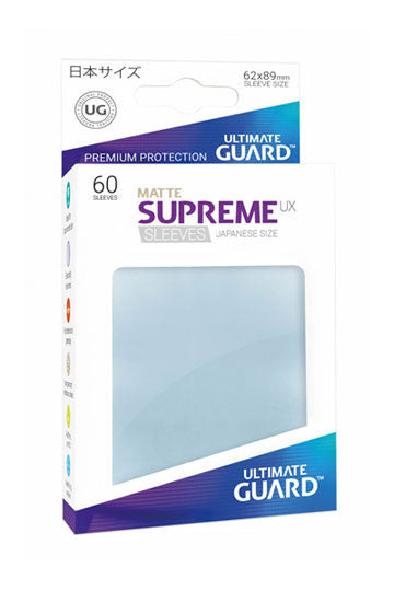 Ultimate Guard Supreme UX Sleeves Japanese Size Matte Transparent (60)