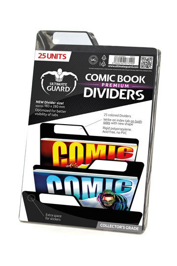 Ultimate Guard Premium Comic Book Dividers Black
