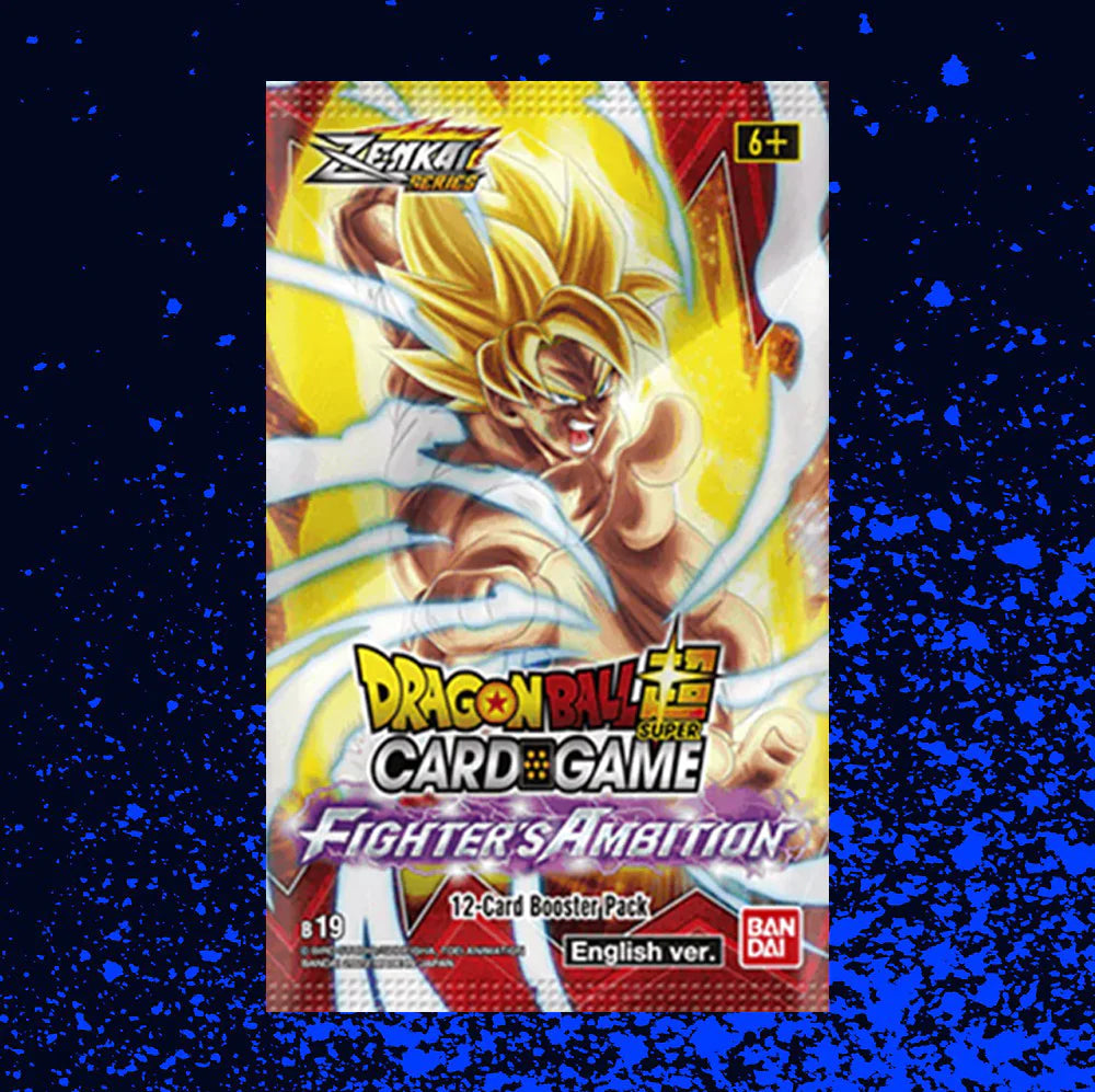 DRAGONBALL SUPER CARD GAME: FIGHTER'S AMBITION BOOSTER PACK (B19)