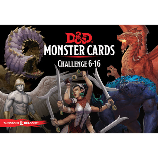D&D Monster Cards Challenge 6-16