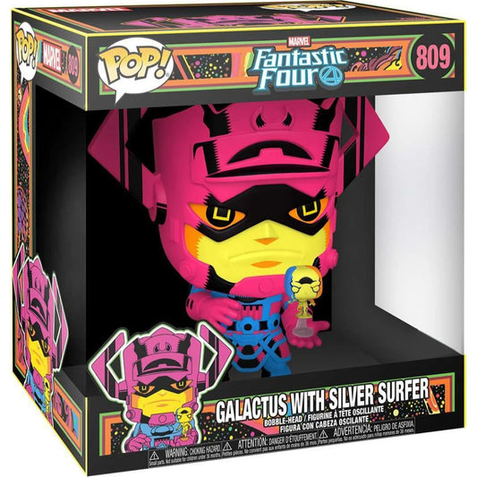 POP JUMBO MARVEL GALACTUS W/SILVER SURFER BLACK LIGHT FIG