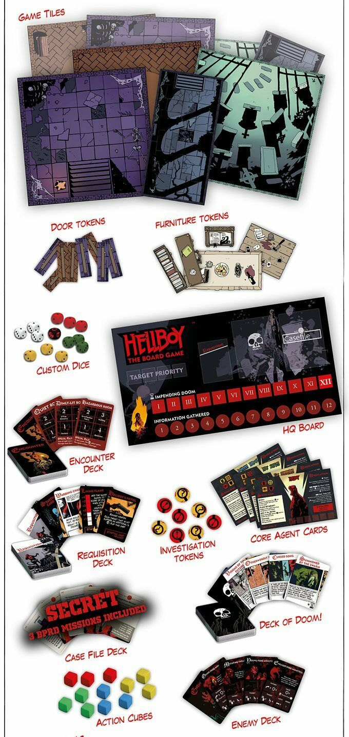 Hellboy The Board Game Kickstarter Agent Pledge