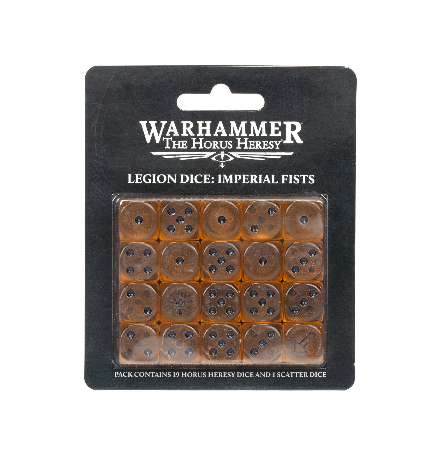 WARHAMMER HORUS HERESY: IMPERIAL FISTS - DICE SET