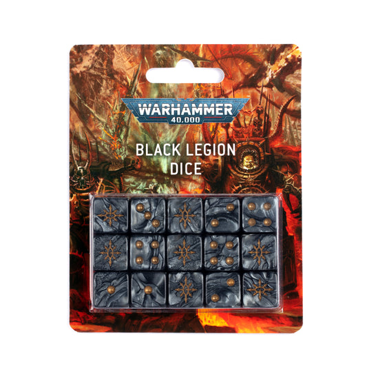 WARHAMMER 40K: BLACK LEGION - DICE SET