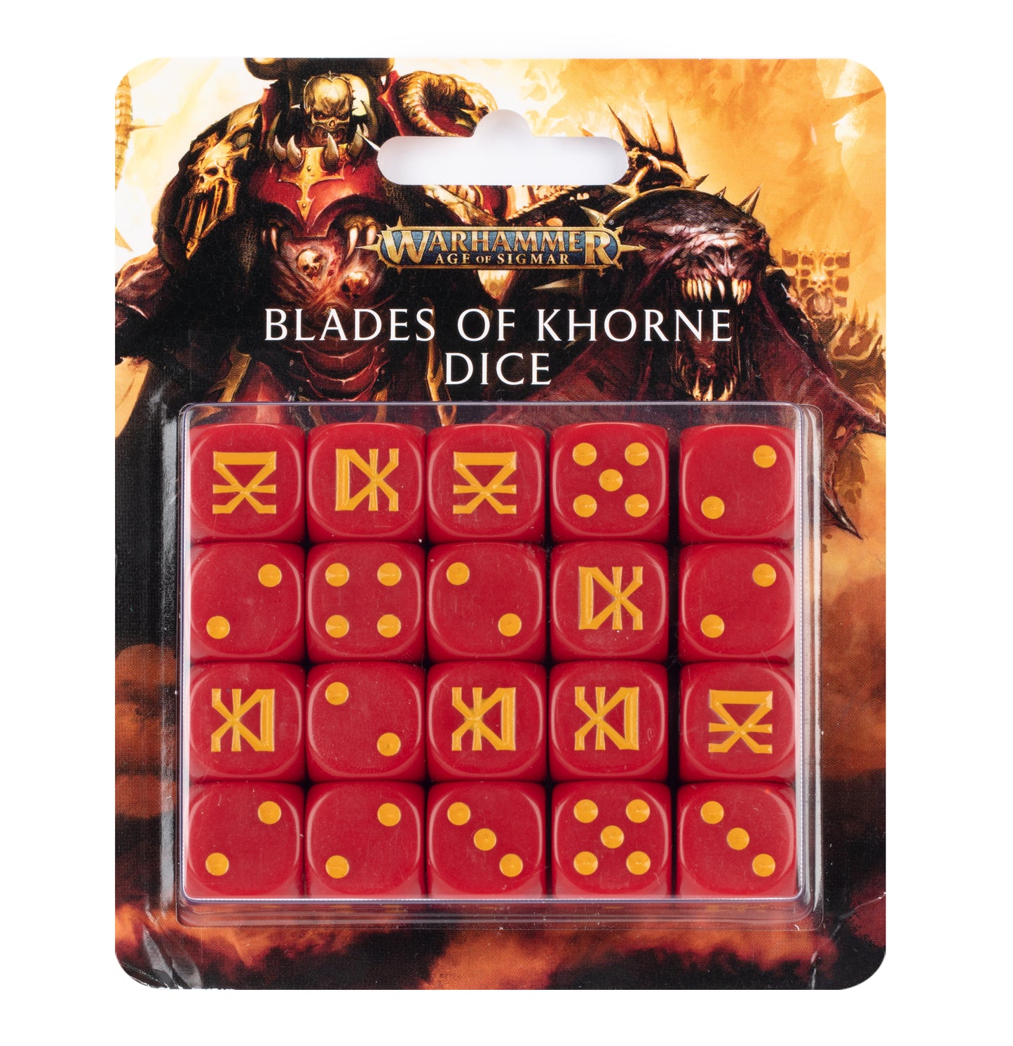 Dice Set - Blades of Khorne
