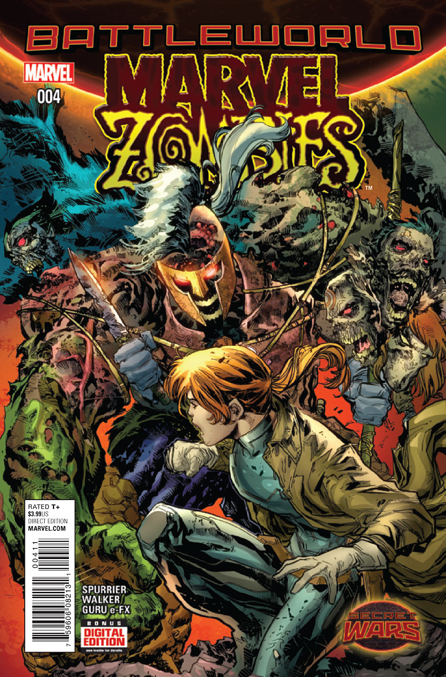 MARVEL ZOMBIES #4 SECRET WARS