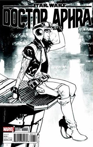STAR WARS DOCTOR APHRA #1 PICHELLI BLACK & WHITE VAR