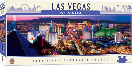 Masterpieces City Panoramic Las Vegas Puzzle 1000 pieces