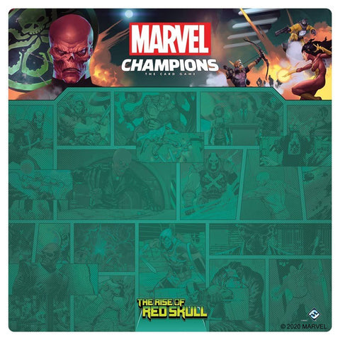Red Skull Game Mat (4 Players)