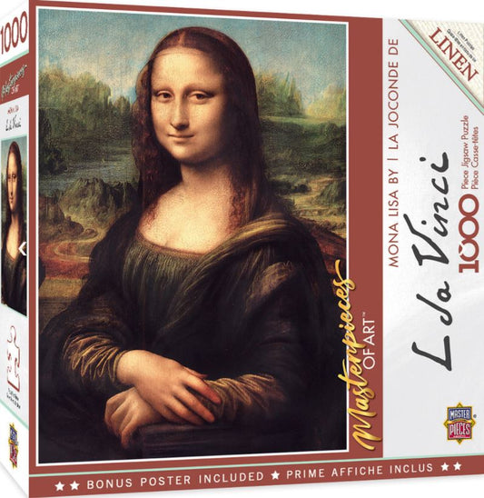 Masterpieces Puzzle Masterpieces of Art Mona Lisa Puzzle 1000 pieces