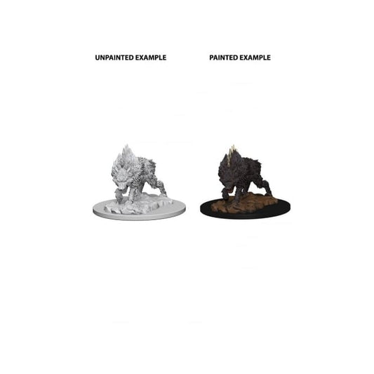 Dire Wolf : Pathfinder Deep Cuts Unpainted Miniatures (W4)