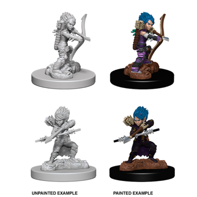 Female Gnome Rogue : Pathfinder Battles Deep Cuts